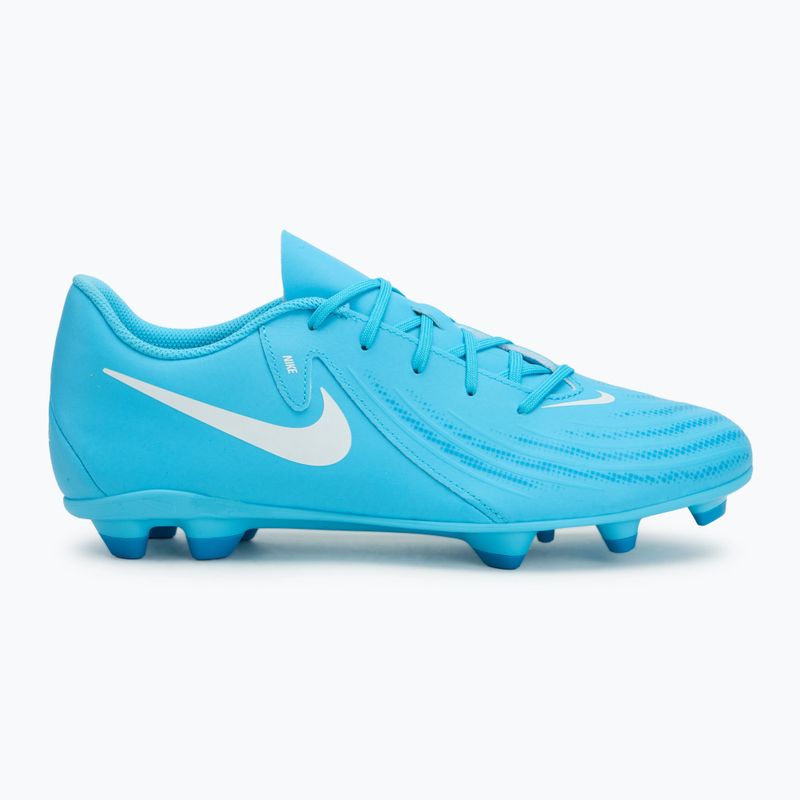 Men's football boots Nike Phantom GX 2 Club FG/MG blue/fury white 2