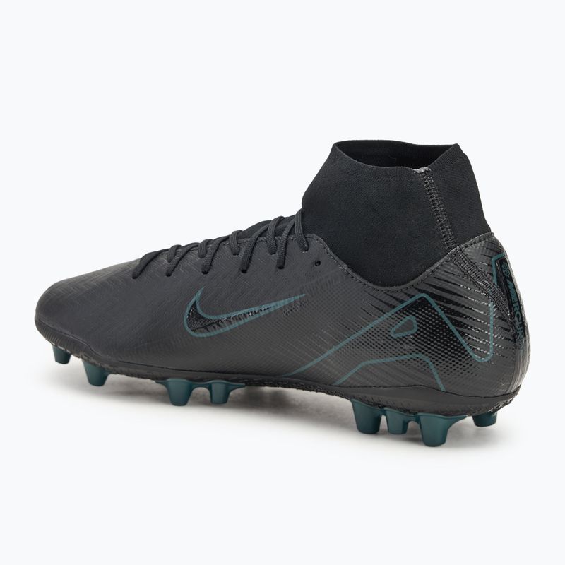 Men's football boots Nike Mercurial Superfly 10 Academy AG black/deep jungle/black 3
