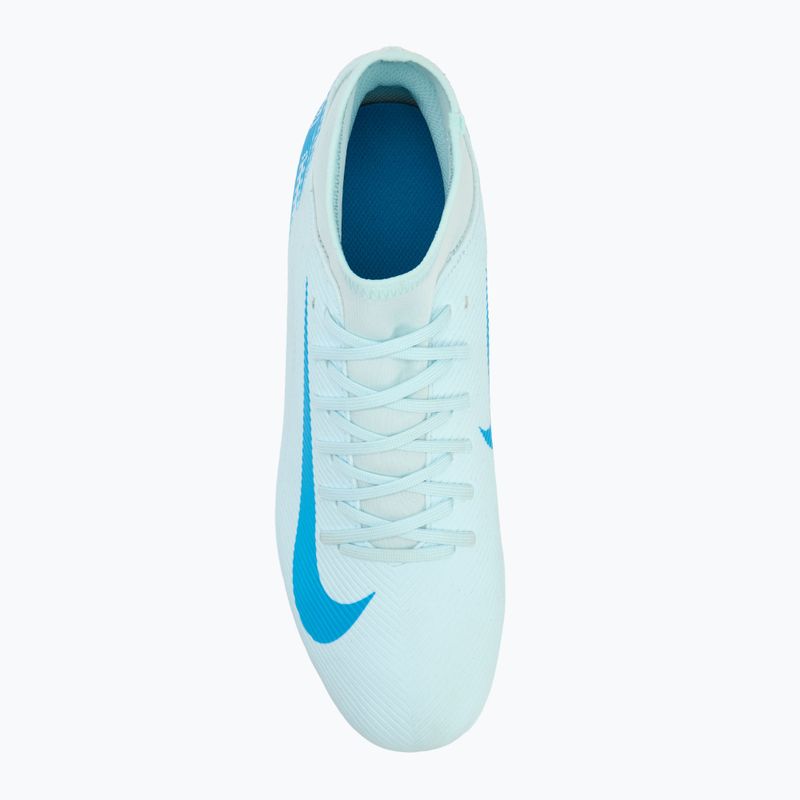 Men's football boots Nike Mercurial Superfly 10 Club FG/MG glacier blue/blue orbit 5