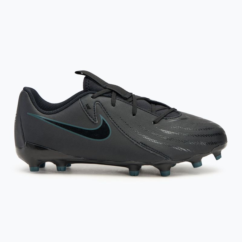 Nike Phantom GX II Academy FG/MG Junior football boots black/deep jungle/black 2