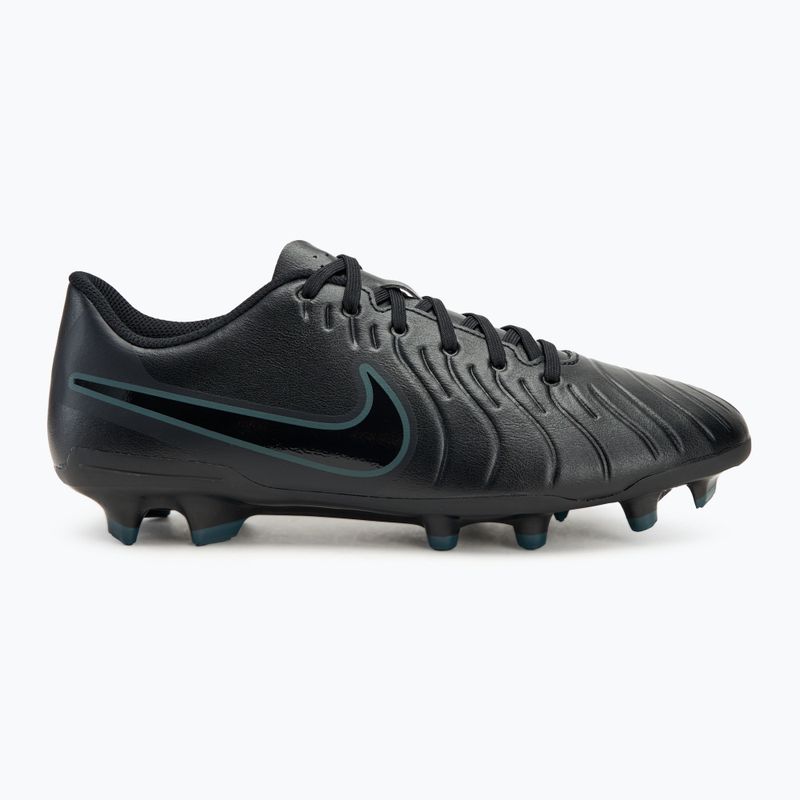 Men's football boots Nike Tiempo Legend 10 Club FG/MG black/deep jungle/black 2