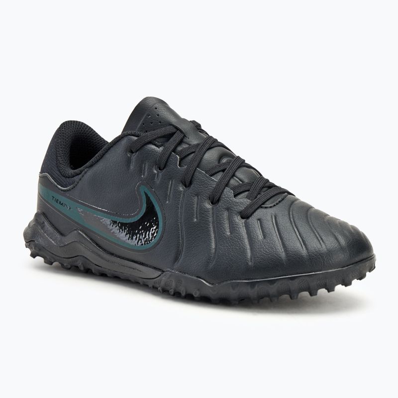 Nike Tiempo Legend 10 Academy TF children's football boots black/deep jungle/black