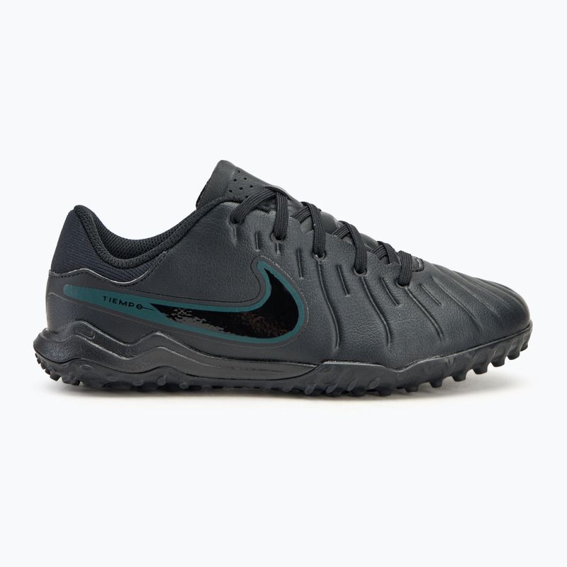 Nike Tiempo Legend 10 Academy TF children's football boots black/deep jungle/black 2