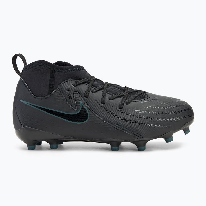 Nike Phantom Luna 2 Academy FG/MG children's football boots black/deep jungle/black 2