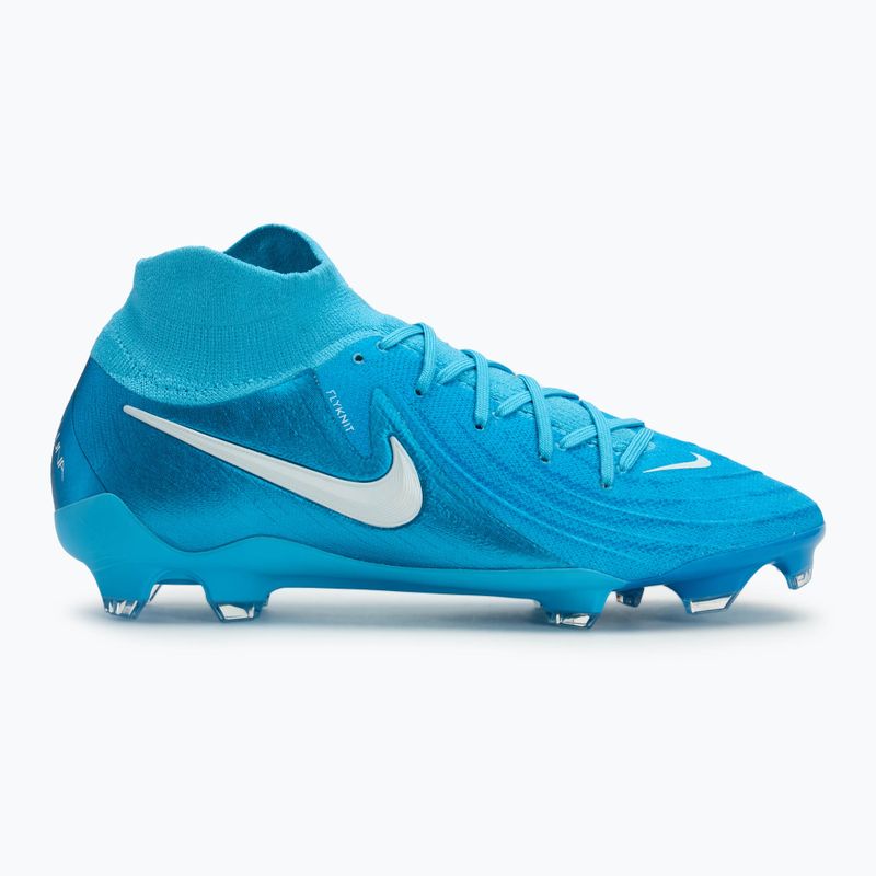 Men's Nike Phantom Luna II Pro FG blue fury / white football boots 2