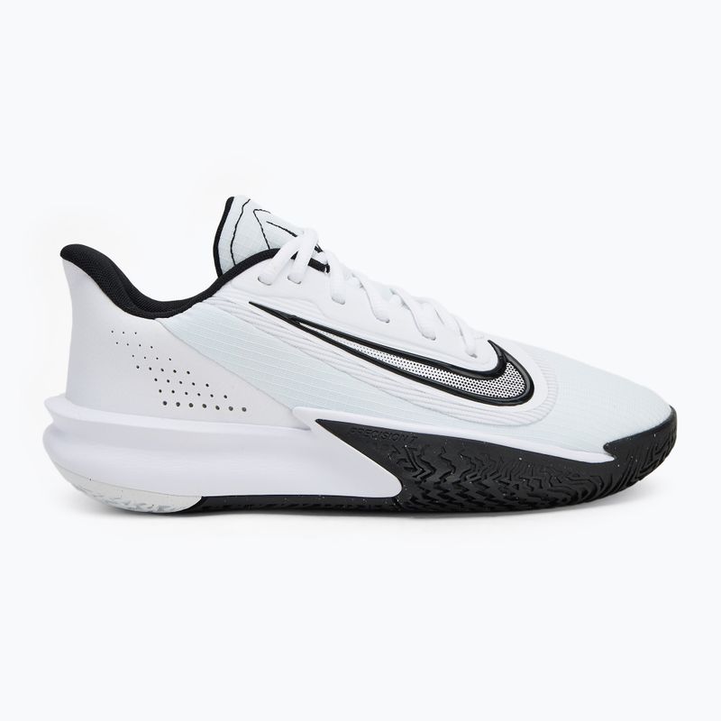 Men's basketball shoes Nike Precision 7 white/black 2