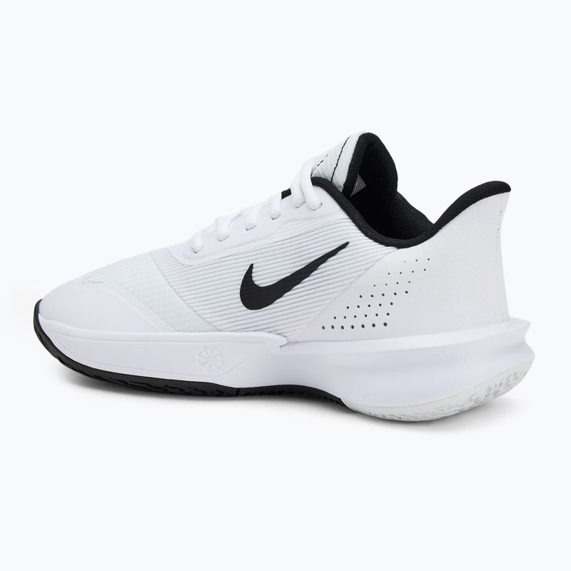 Men's basketball shoes Nike Precision 7 white/black 3