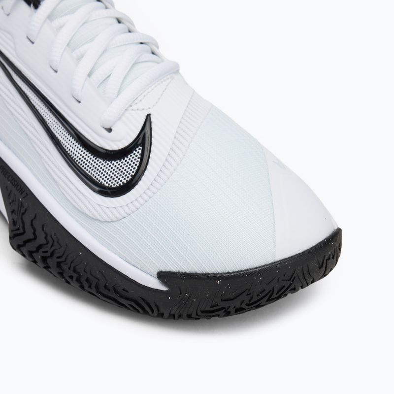 Men's basketball shoes Nike Precision 7 white/black 7