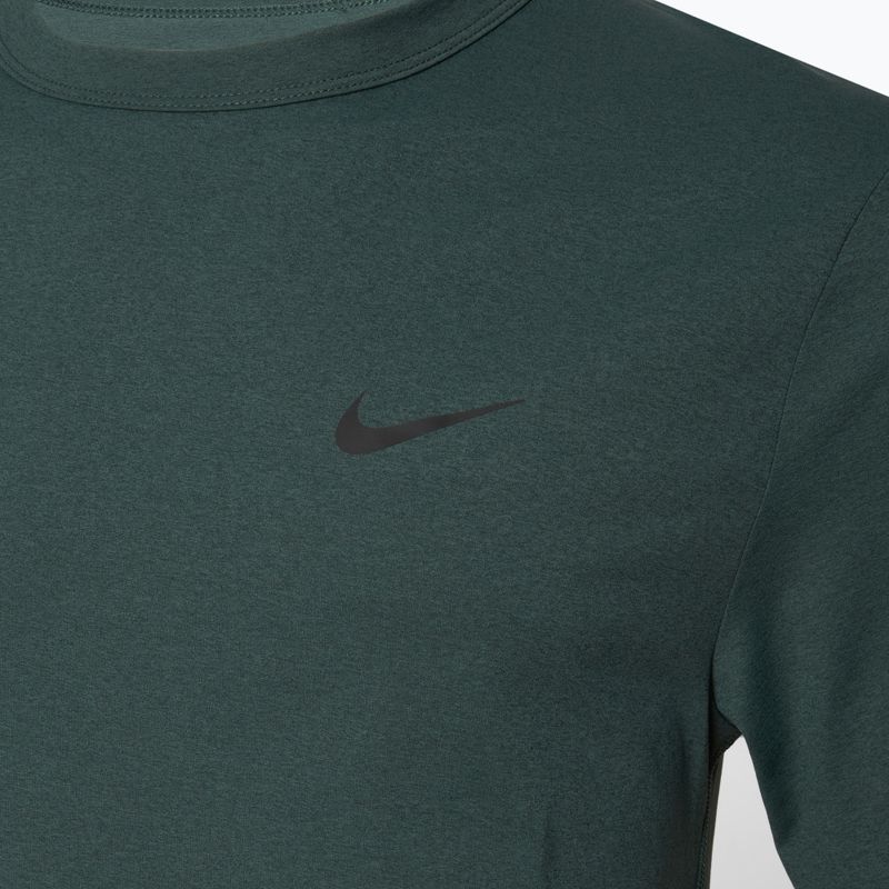 Men's Nike Dri-Fit UV Hyverse vintage green/black T-shirt 3