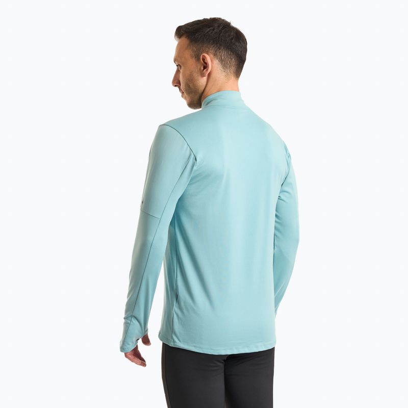 Men's Nike Dri-FIT Element 1/2-Zip denim turquoise running longsleeve 2