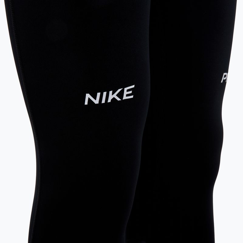 Women's training leggings Nike Pro Mid-Rise 7/8 Graphic black/iron grey/white/white 6