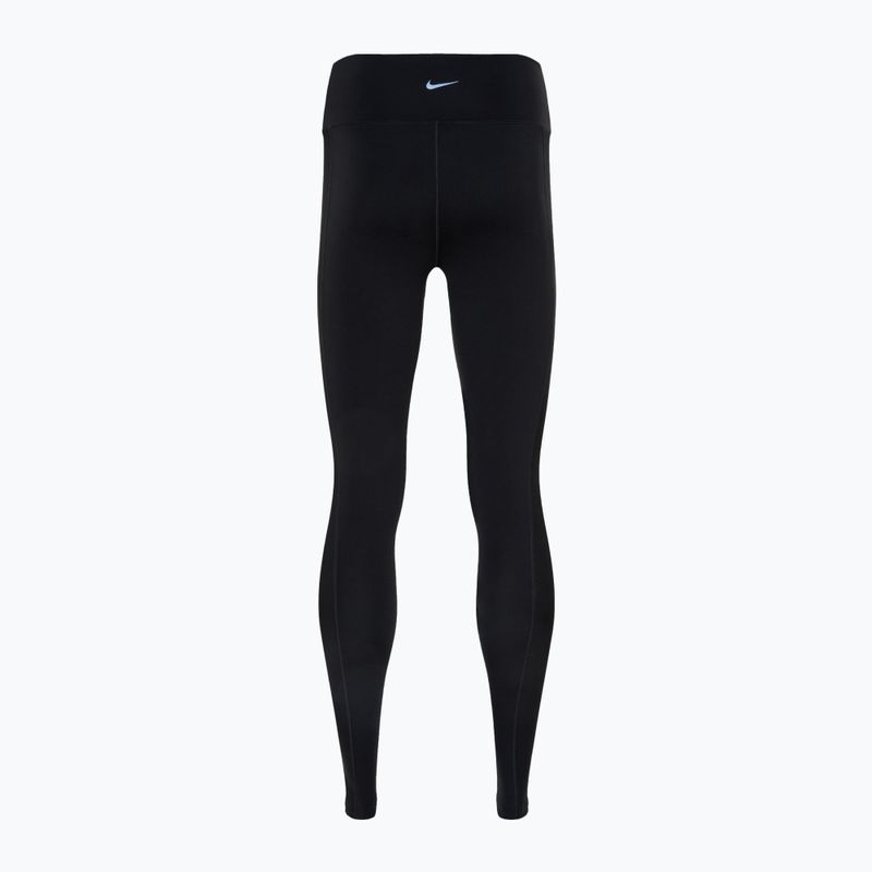 Women's leggings Nike One Wrap High-Waist 7/8 black/cool grey 2