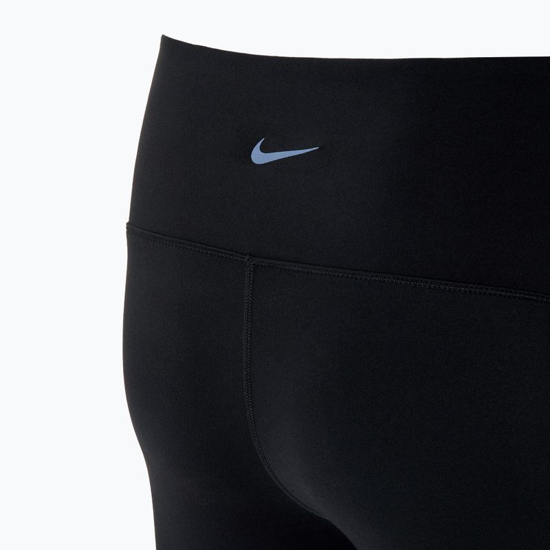 Women's leggings Nike One Wrap High-Waist 7/8 black/cool grey 5
