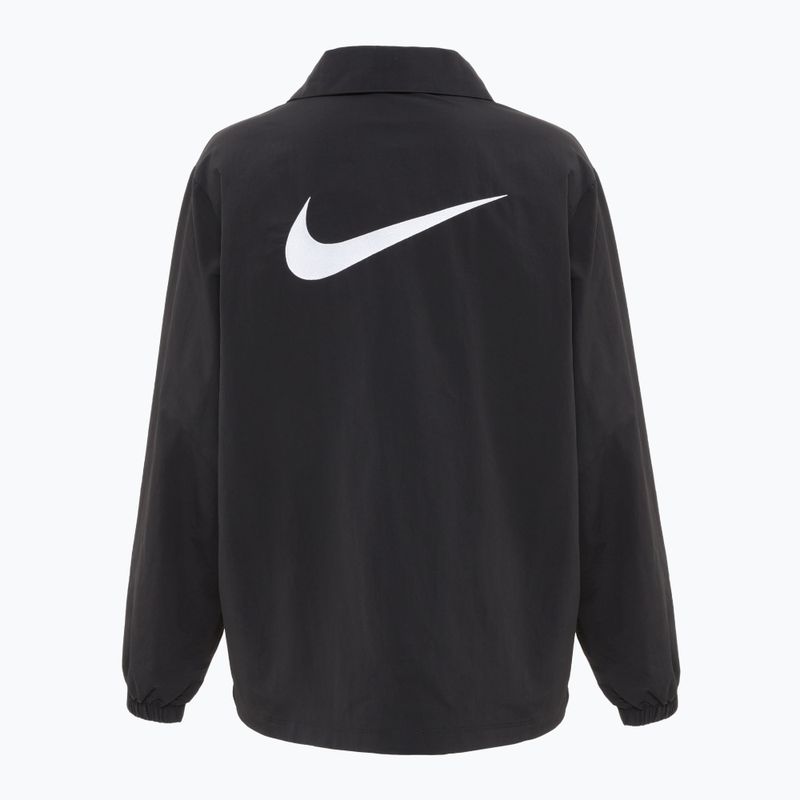 Nike Sportswear women's jacket Essential UV black/white 2