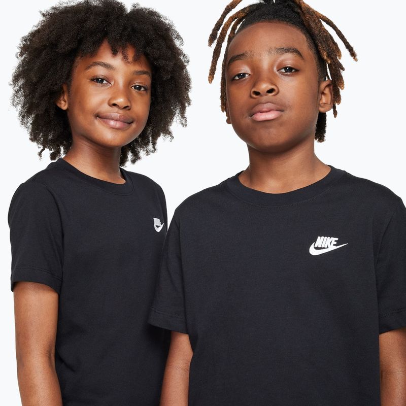 Children's T-shirt Nike Sportswear black 4