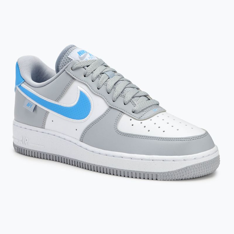 Nike Air Force 1 '07 Next Nature men's shoes wolf grey / white / university bluebi