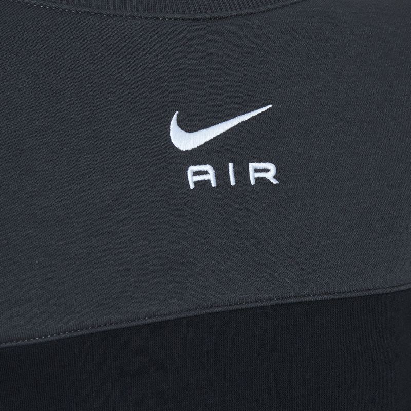 Children's sweatshirt Nike Air Crew black / anthracite / white / white 3