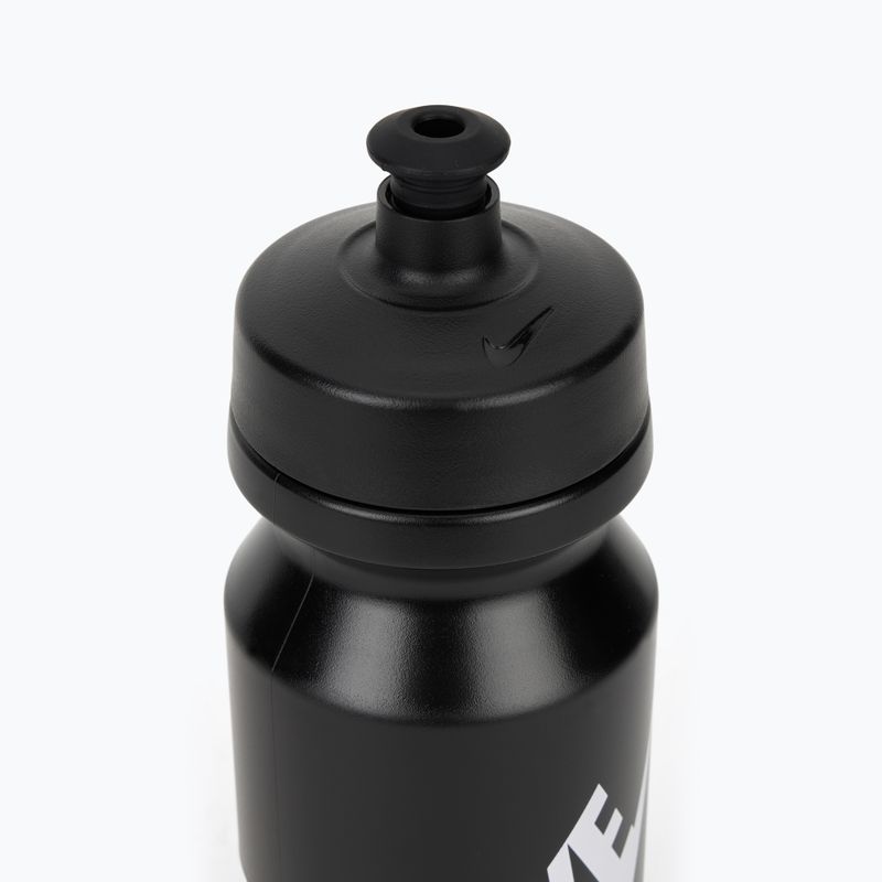 Water bottle Nike Big Mouth 650 ml black/white 5