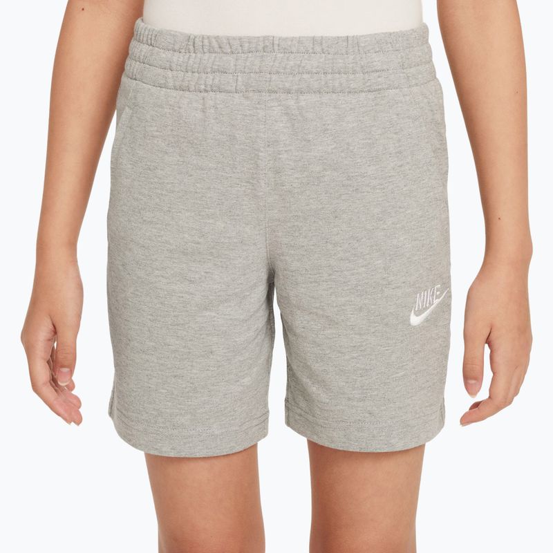 Children's shorts Nike Sportswear Club 6" dark grey heather/white 4