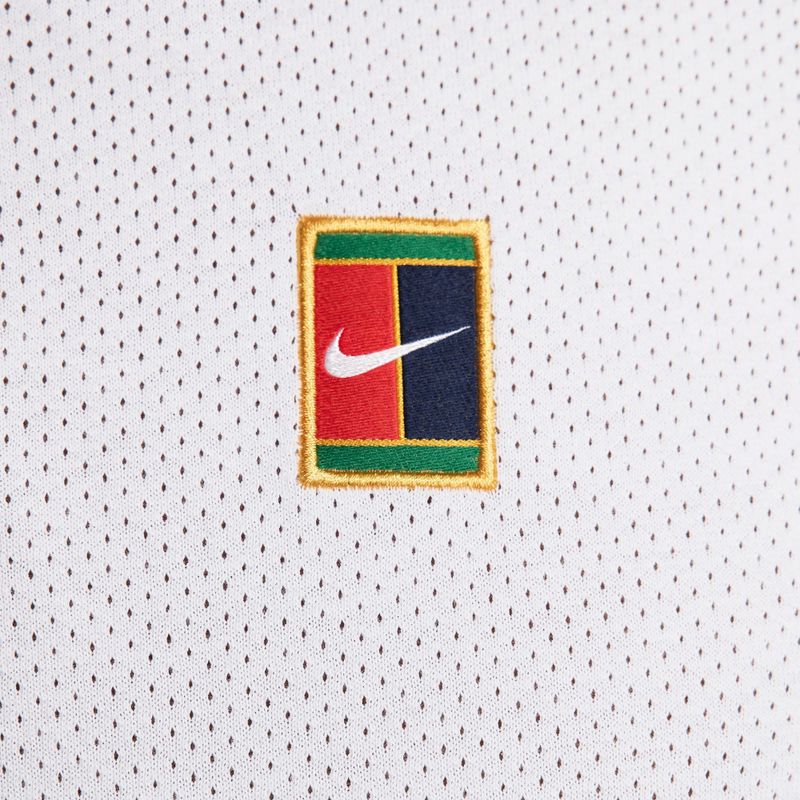 Men's tennis shirt Nike Court Heritage Polo white/black 6