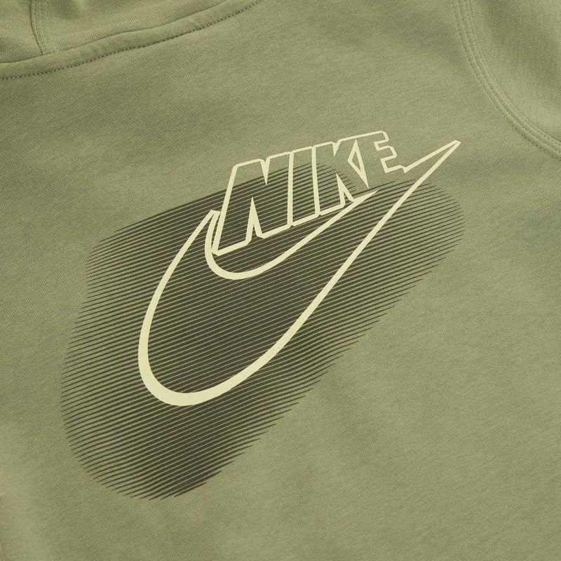 Nike Sportswear Standard Issue oil green children's sweatshirt 4