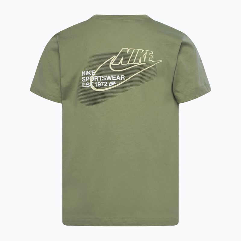 Nike Sportstwear Standard Issue oil green children's t-shirt 2
