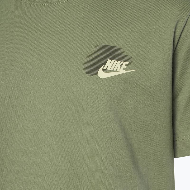 Nike Sportstwear Standard Issue oil green children's t-shirt 3