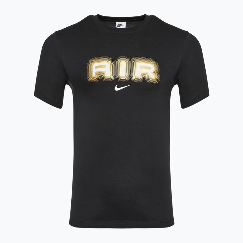 Men's Nike Air Graphic black/metallic gold T-shirt