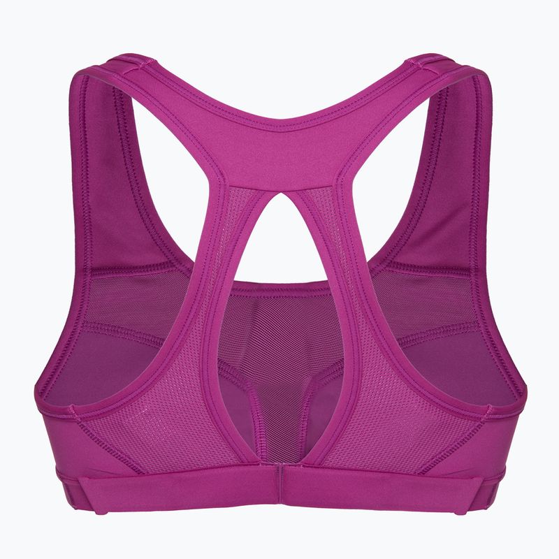 Training bra Nike Swoosh High Support hot fuchsia / hot fuchsia / white 2