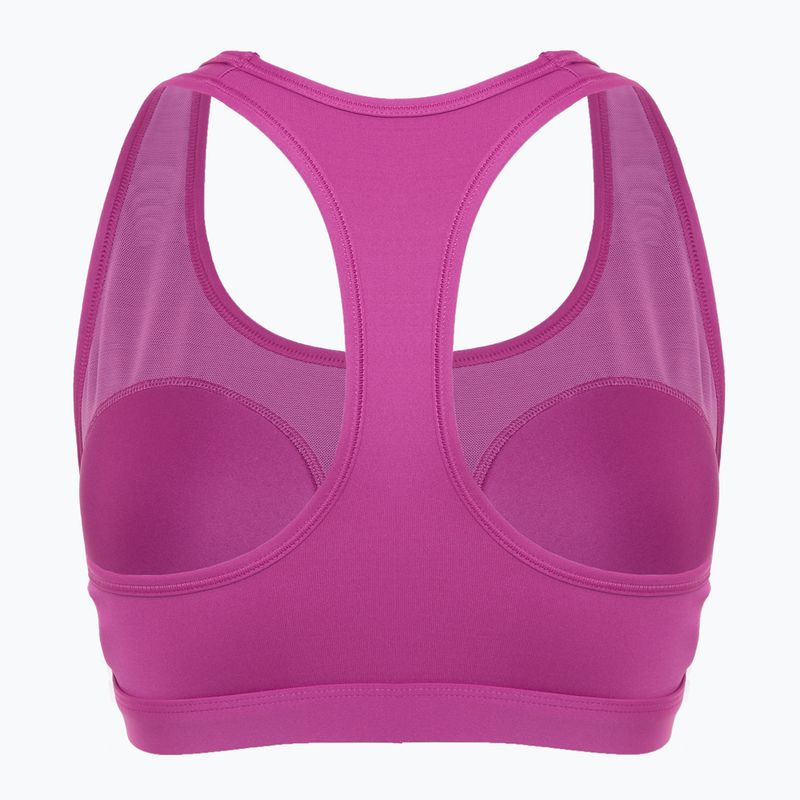 Nike Swoosh Medium Support training bra hot fuchsia/white 2