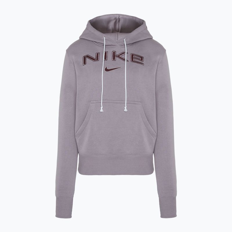 Women's Sweatshirt Nike Sportswear Phoenix Fleece HM9751 lightt violet ore / burgundy crush