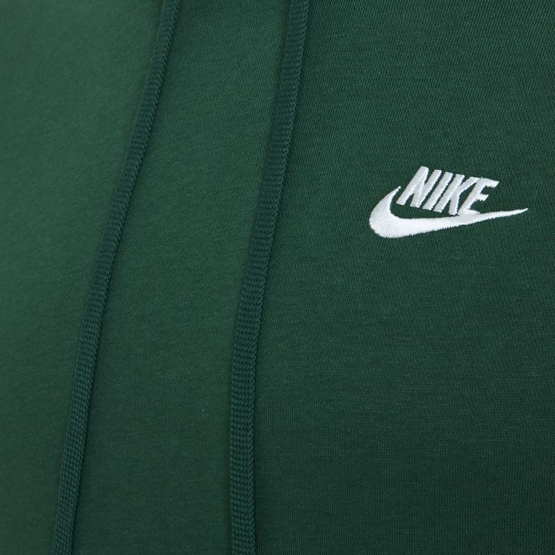 Men's hoodie Nike Sportswear Club Fleece Hoodie fir / fir / white 3