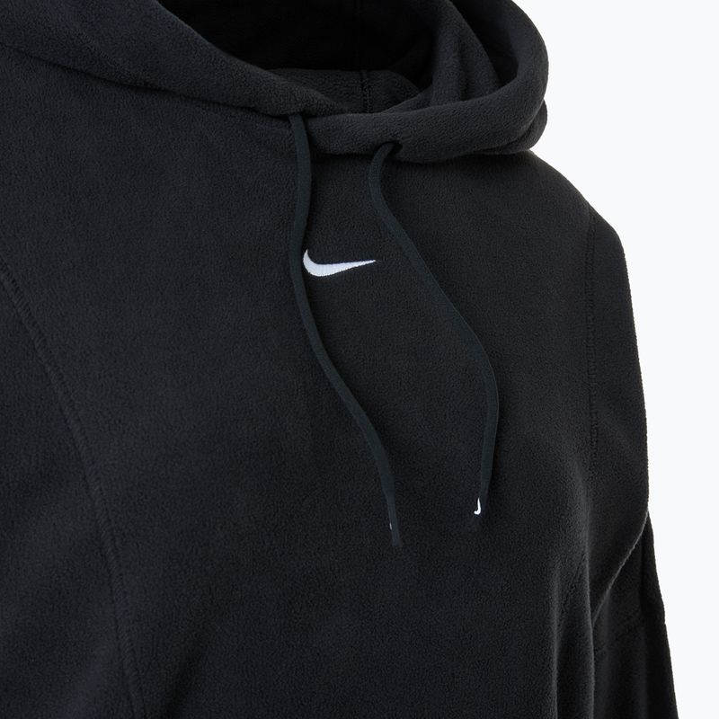 Nike One Therma-FIT women's sweatshirt black/ white 3