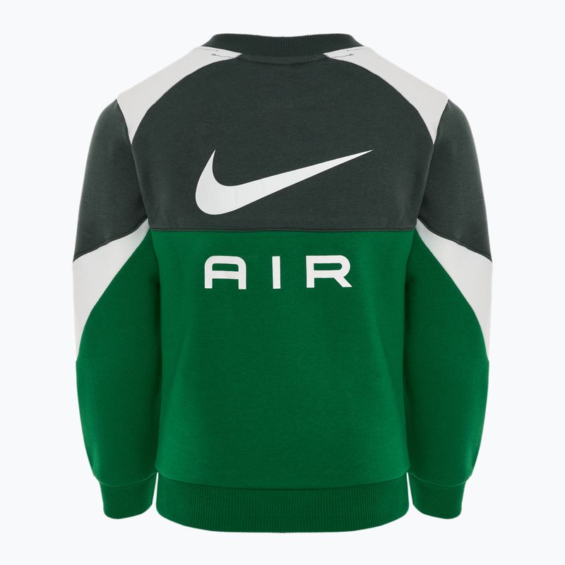 Nike Air Crew children's sweatshirt malachite/vintage green/sail/sail 2