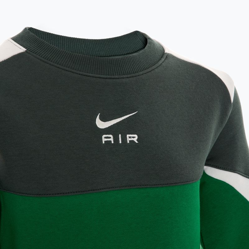 Nike Air Crew children's sweatshirt malachite/vintage green/sail/sail 3