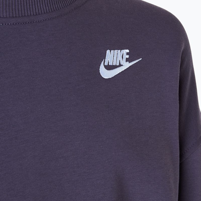 Children's sweatshirt Nike Sportswear Club Fleece dark raisin / white 3