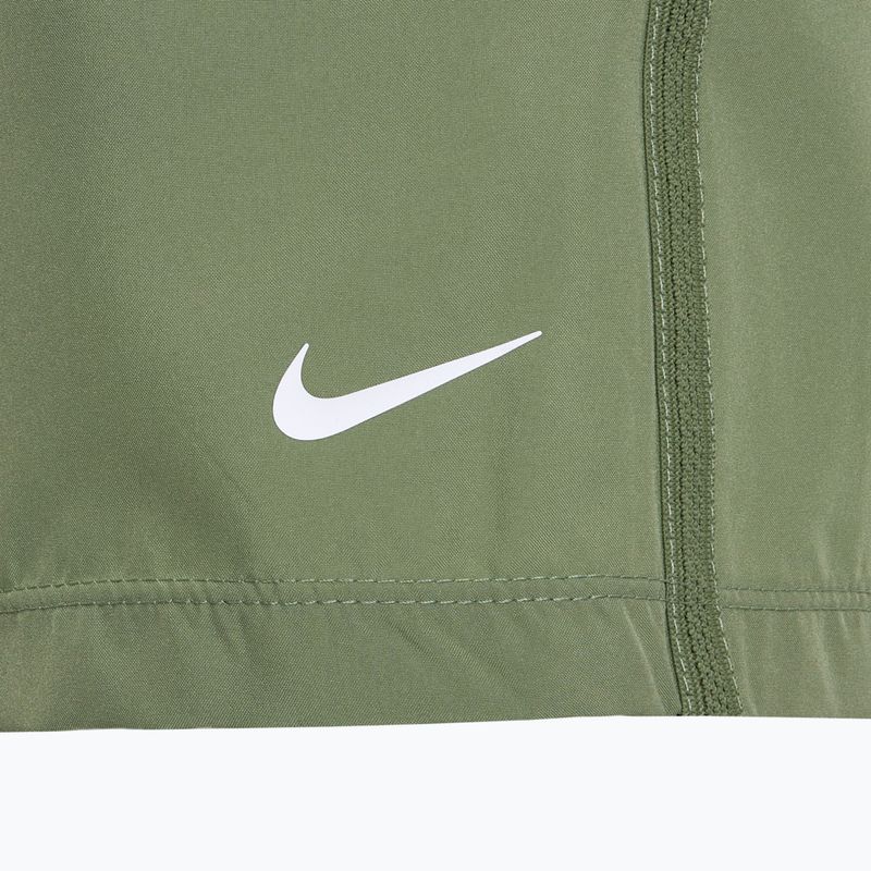 Nike Dri-Fit Multi oil green/white children's training shorts 3