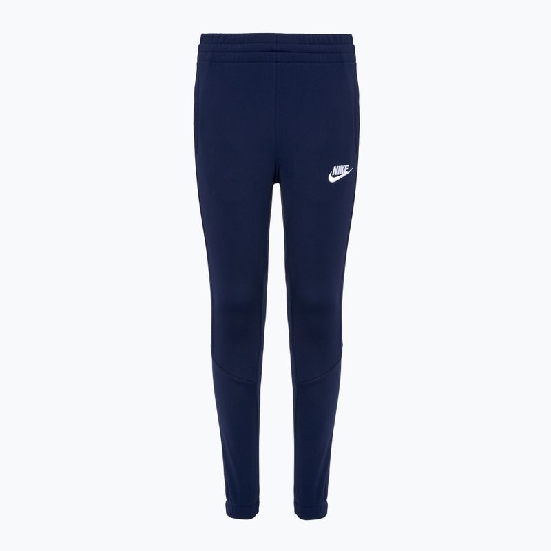 Nike Sportswear children's tracksuit obsidian/ vintage green/ obsidian/ white 5