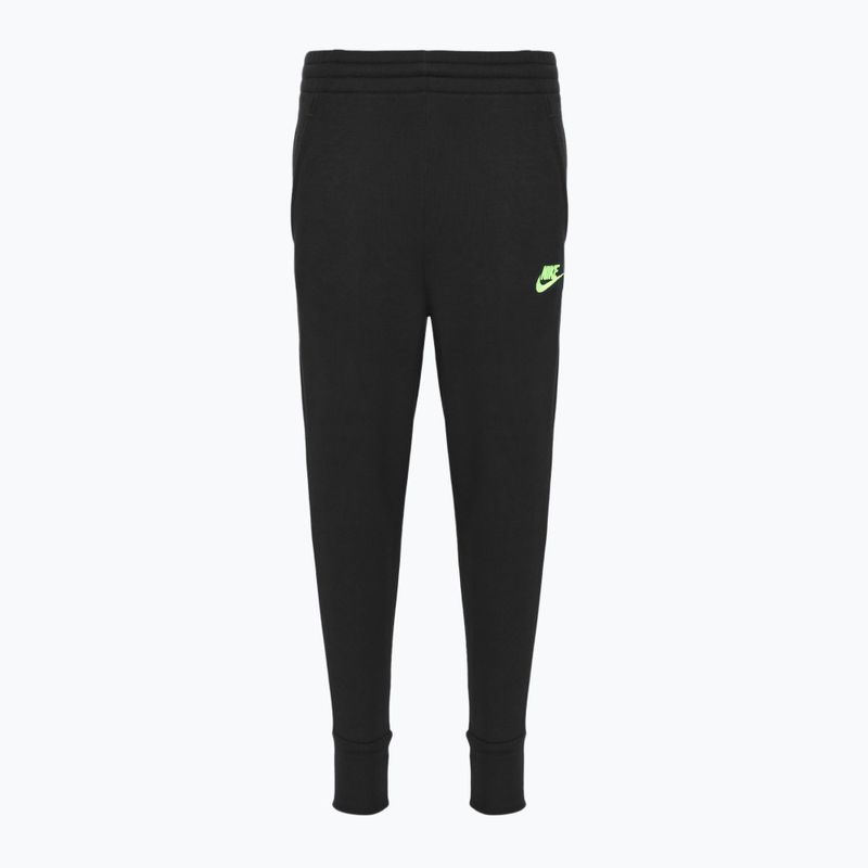 Nike Sportswear Club Fleece children's trousers black / volt