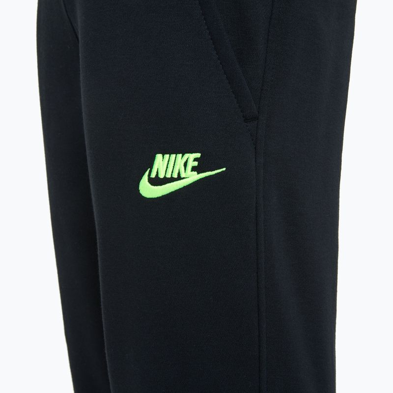 Nike Sportswear Club Fleece children's trousers black / volt 3