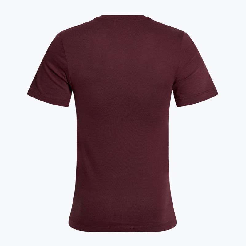 Men's Nike Dri-Fit UV burgundy crush running shirt 2
