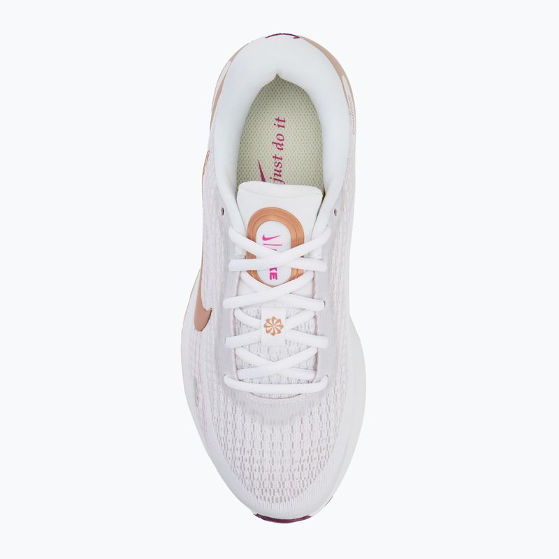 Nike Journey Run women's running shoes white/hot fuchsia/ platinumviolet/ metallicredbronze 5