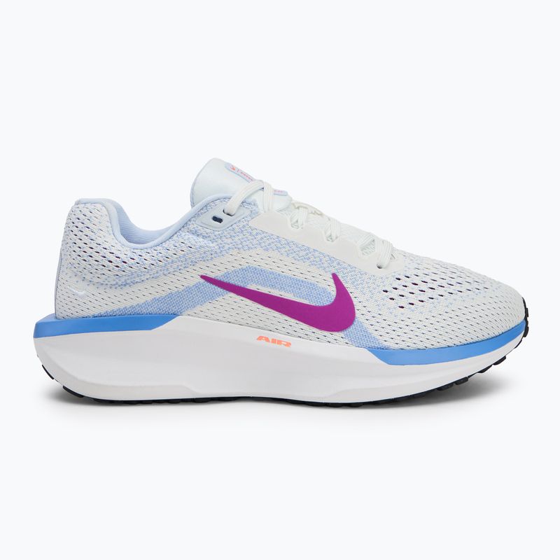 Nike Winflo 11 summit white/royal pulse/football grey/hyperviolet women's running shoes 2