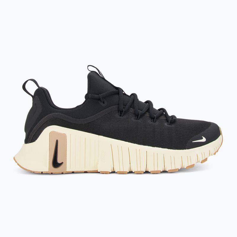 Men's training shoes Nike Free Metcon 6 black/gum light brown/coconut milk 2
