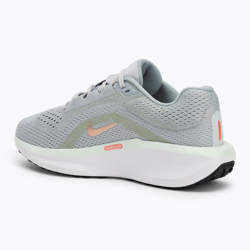 Nike Winflo 11 women's running shoes wolf grey/olive aura/lightpumice/metallicredbronze 3