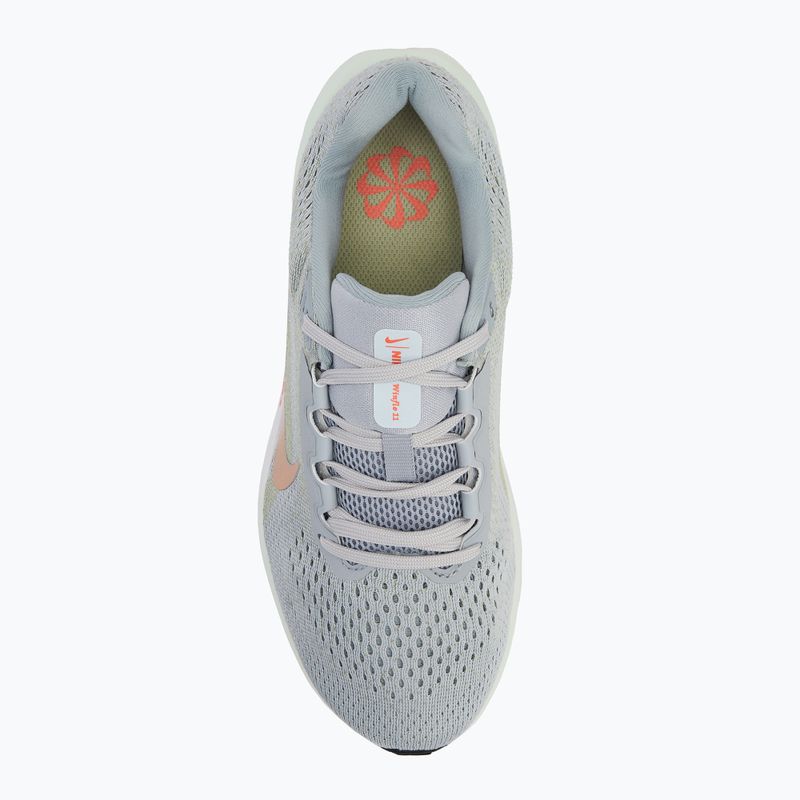 Nike Winflo 11 women's running shoes wolf grey/olive aura/lightpumice/metallicredbronze 5