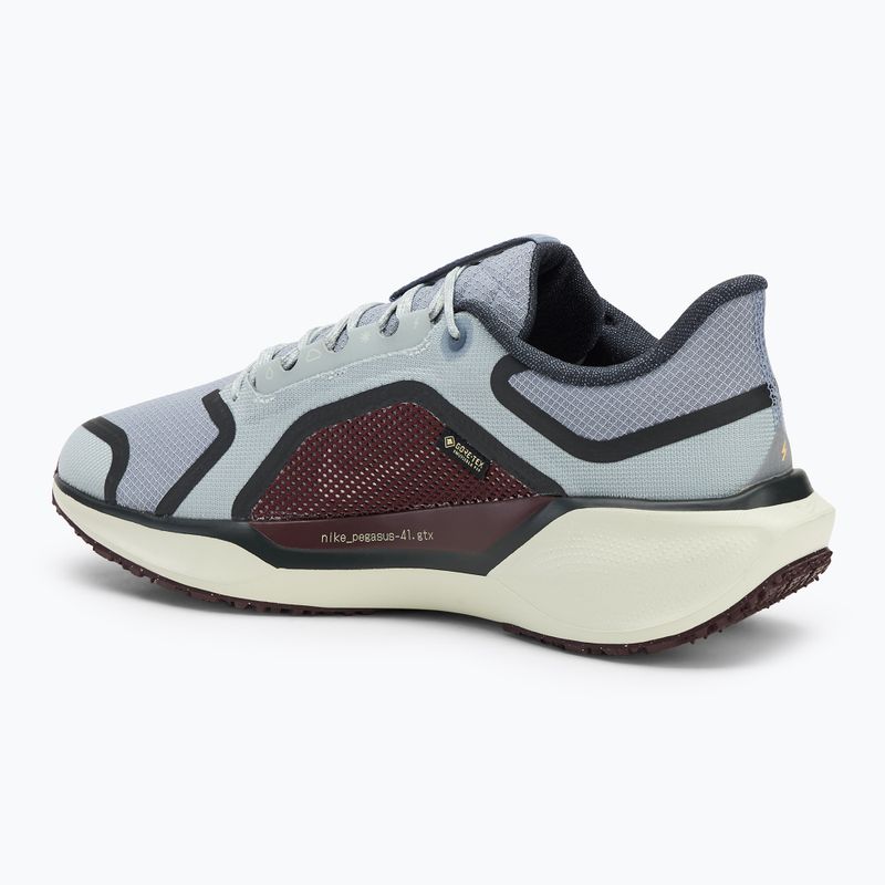 Nike Pegasus 41 GTX men's running shoes light pumice/ burgundy crush/ dark smoke grey/ ashen slate 3