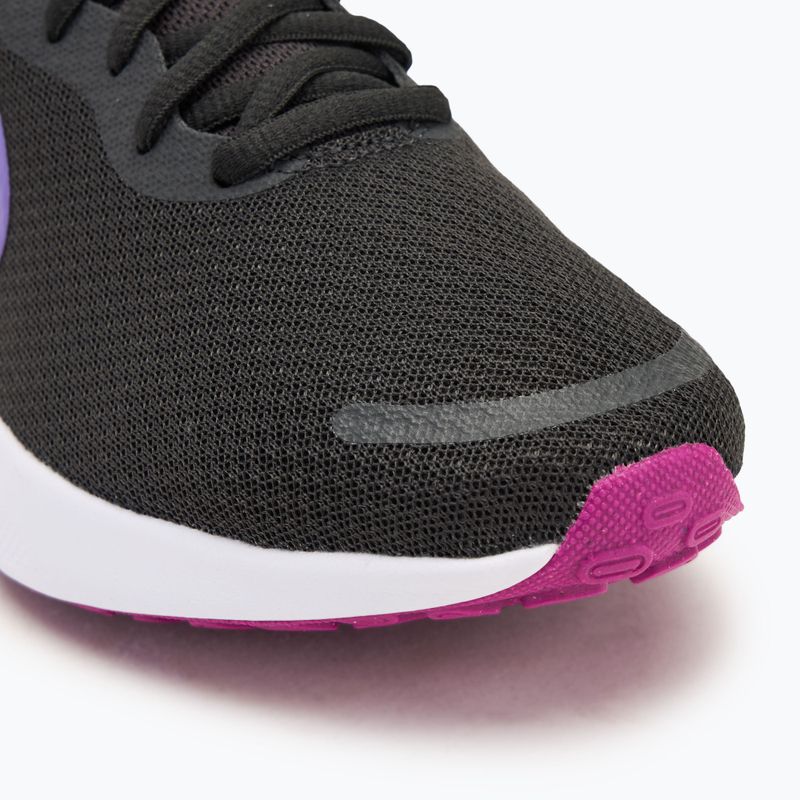 Nike Revolution 7 women's running shoes dark smoke grey/hyper violet/white/dusty cactus 7