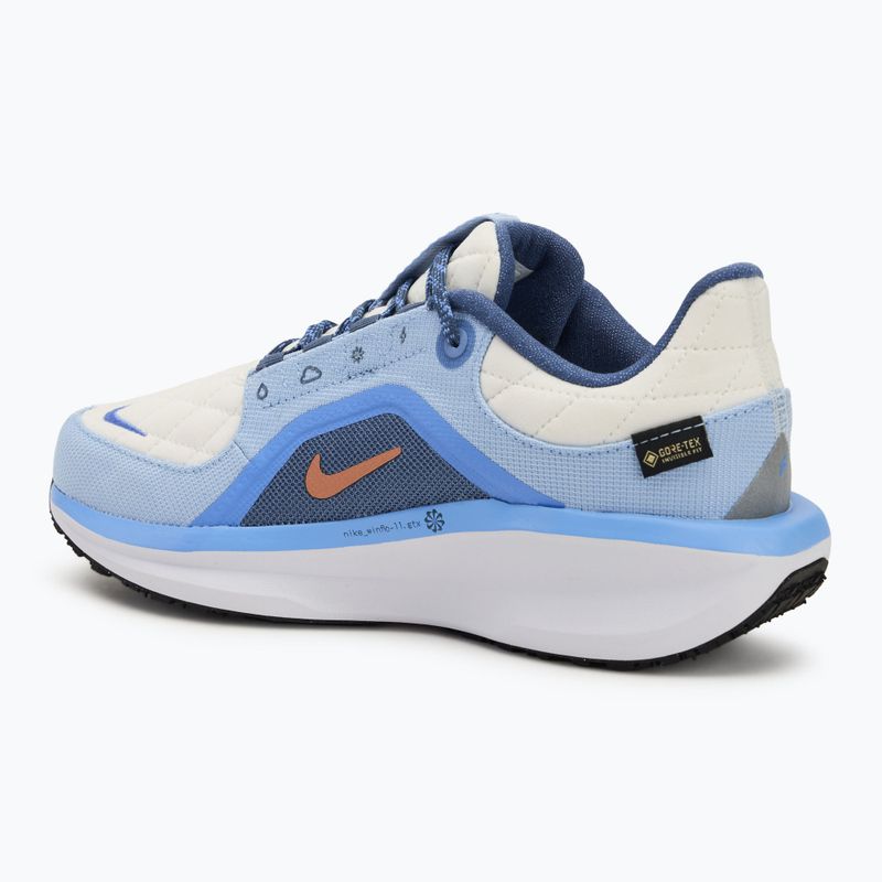 Women's running shoes Nike Winflo 11 GORE-TEX phantom/footballgrey/cobaltbliss/metallicredbronze 3