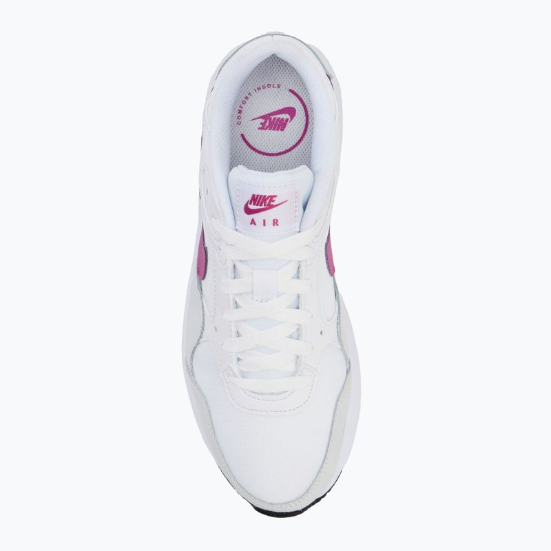 Nike Air Max SC women's shoes white/photon dust/black/hot fuchsia 5